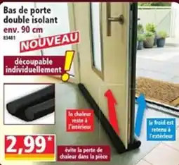 Norma Bas de porte double isolant offre