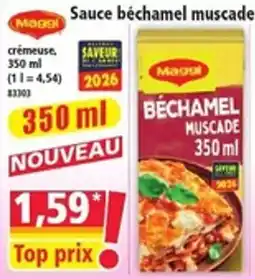 Norma Maggi Sauce béchamel muscade offre