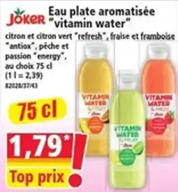 Norma JOKER Eau plate aromatisée offre
