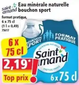 Norma Saint amand Eau minérale naturelle bouchon sport offre