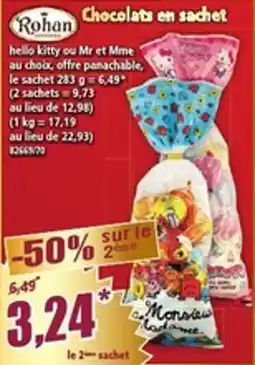 Norma Rohan Chocolats en sachet offre
