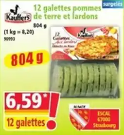 Norma Kauffeers galettes pommes de terre et lardons offre