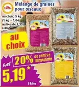 Norma Vitales Mélange de graines pour oiseaux offre