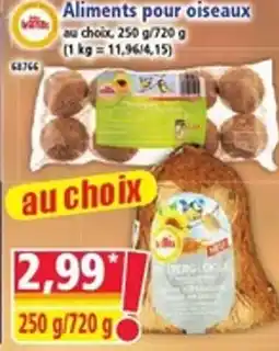 Norma Vitabio Aliments pour oiseaux offre