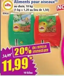 Norma Triton Aliments pour oiseaux offre