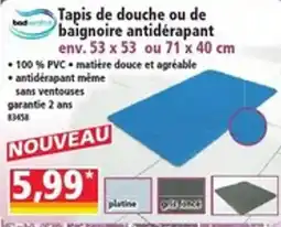 Norma bad-soft Tapis de douche ou de baignoire antidérapant offre