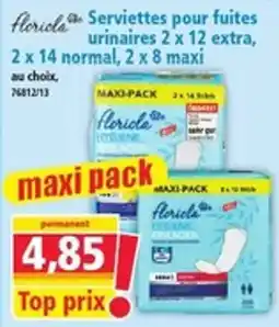 Norma florilda Serviettes pour fuites urinaires offre