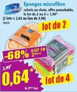 Norma SuddeMare Eponges microfibre offre