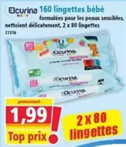 Norma Elcurina lingettes bébé offre