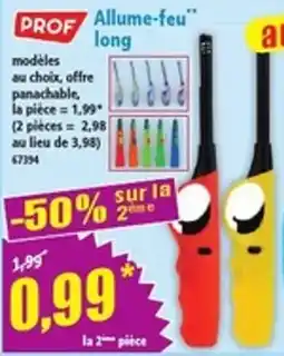 Norma PROF Allume-feu long offre