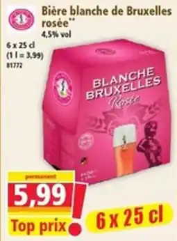 Norma Blanche Bruxelles Rosée offre