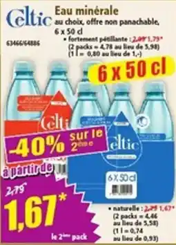 Norma Celtic Eau minérale offre