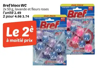 Bref blocs WC