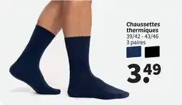 Wibra Chaussettes thermiques offre