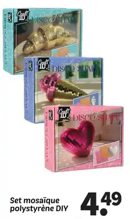 Wibra Craft ID Set mosaïque polystyrène DIY offre
