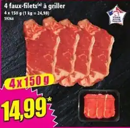 Norma faux-filets à griller offre