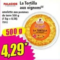 Norma PALACIOS La Tortilla aux oignons offre