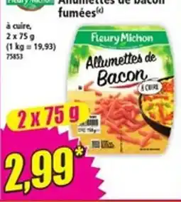 Norma Fleury Michon Allumettes de Bacon offre