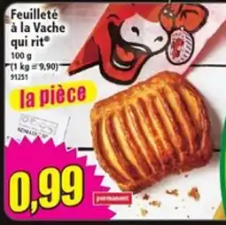 Norma Feuilleté à la Vache qui rit offre