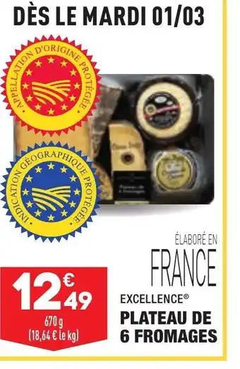 ALDI Plateau de 6 Fromages offre