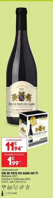 ALDI Vin de Pays Du Gard IGP offre