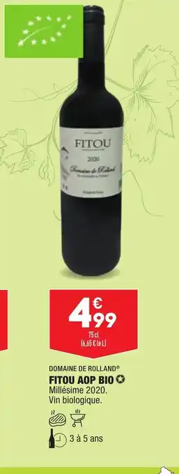 ALDI Fitou AOP Bio offre