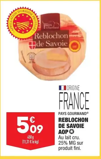 ALDI Reblochon de Savoie offre