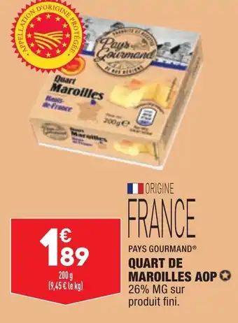 Quart de Maroilles AOP
