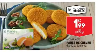 ALDI Panés de Chèvre offre