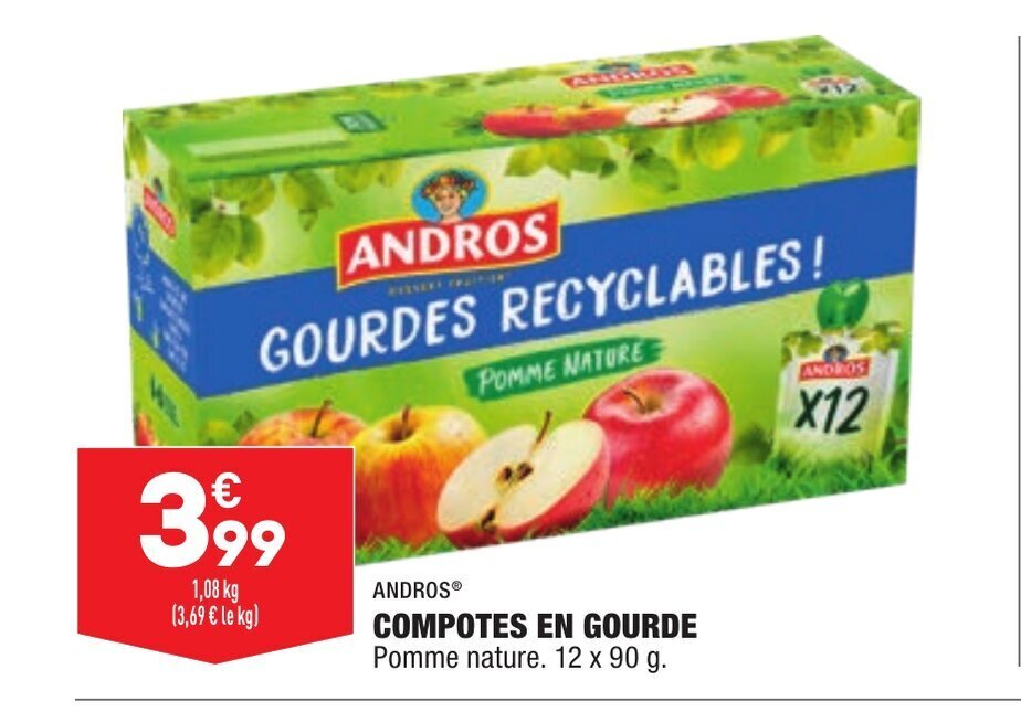 Promo Compotes En Gourde chez ALDI