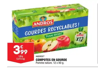 ALDI Compotes En Gourde offre