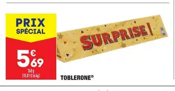 ALDI Toblerone offre