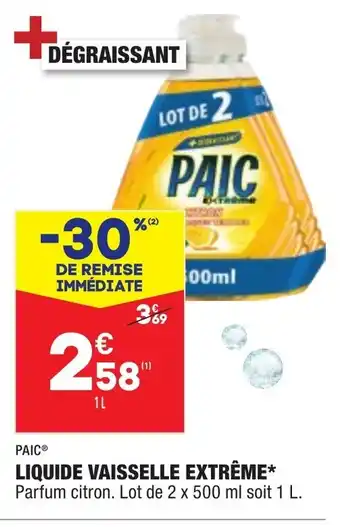 ALDI Liquide Vaisselle Extrême offre