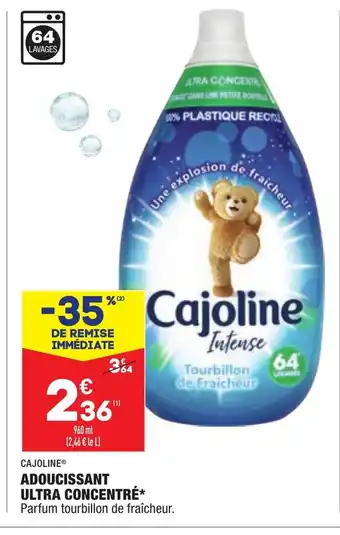 ALDI Adoucissant offre