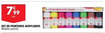 ALDI Set de Peintures Acryliques offre