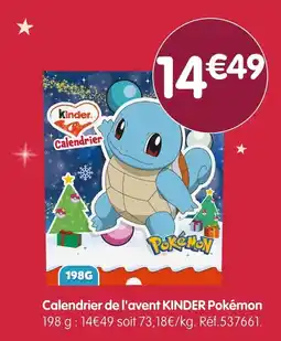 b&m KINDER Calendrier offre