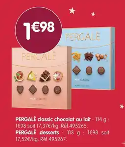 b&m PERGALÉ classic chocolat au lait offre