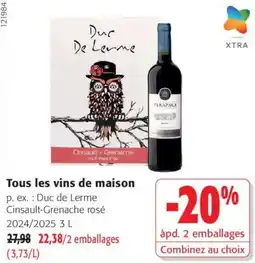 Colruyt Duc de Lermé Cinsault-Grenache rosé offre