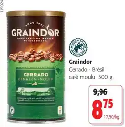 Colruyt Graindor Cerrado - Brésil café moulu offre