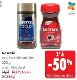 Colruyt Nescafé tous les cafés solubles offre