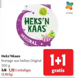 Colruyt HEKS'N KAAS fromage aux herbes Original offre