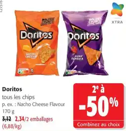 Colruyt Doritos tous les chips offre