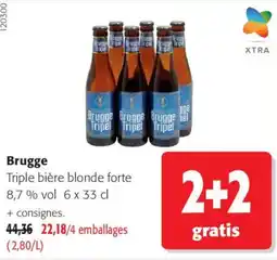 Colruyt Brugge Triple bière blonde forte offre