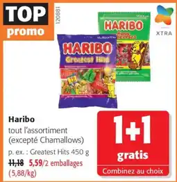 Colruyt Haribo tout l'assortiment offre