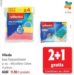 Colruyt Vileda Microfibre Colors offre