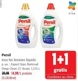 Colruyt Persil tous les lessives liquide offre