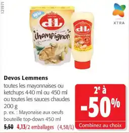 Colruyt Devos Lemmens Mayonnaise offre
