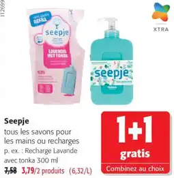Colruyt Seepje tous les savons pour les mains ou recharges offre