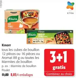 Colruyt Knorr tous les cubes de bouillon offre