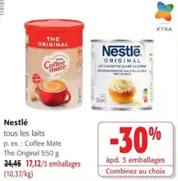 Colruyt Nestlé tous les laits offre